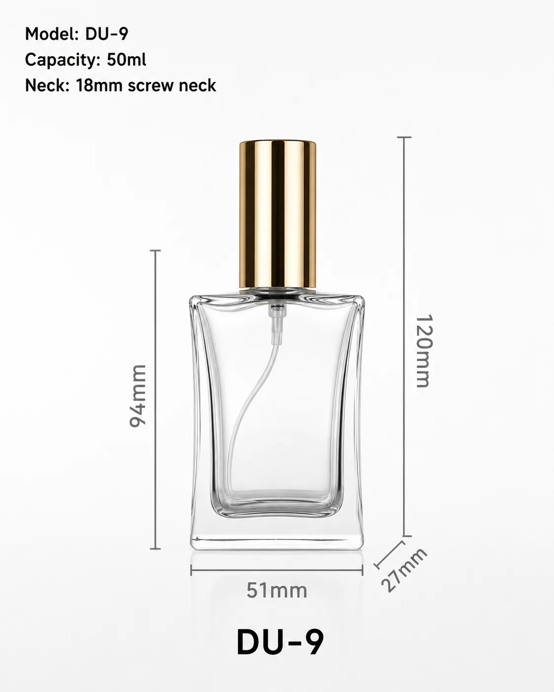 DU-9 perfume bottle