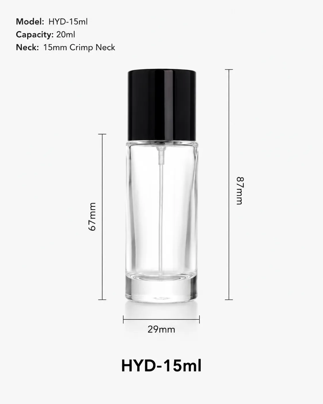 HYD-15ml perfume bottle