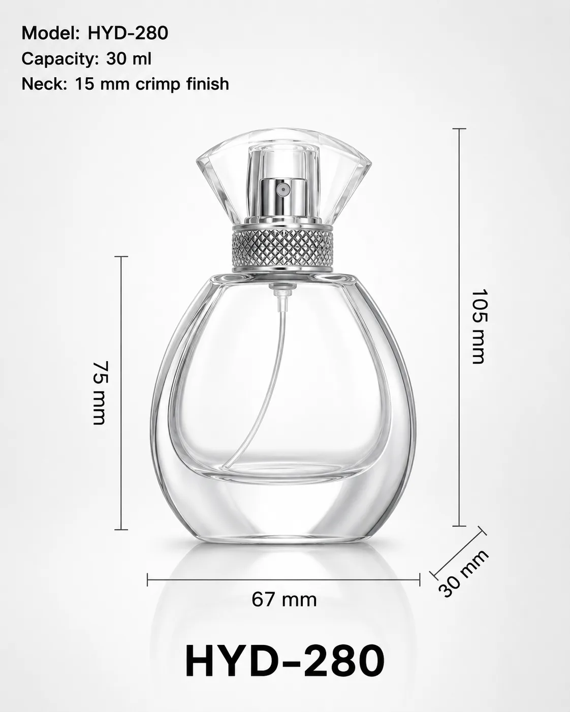 HYD-280 perfume bottle