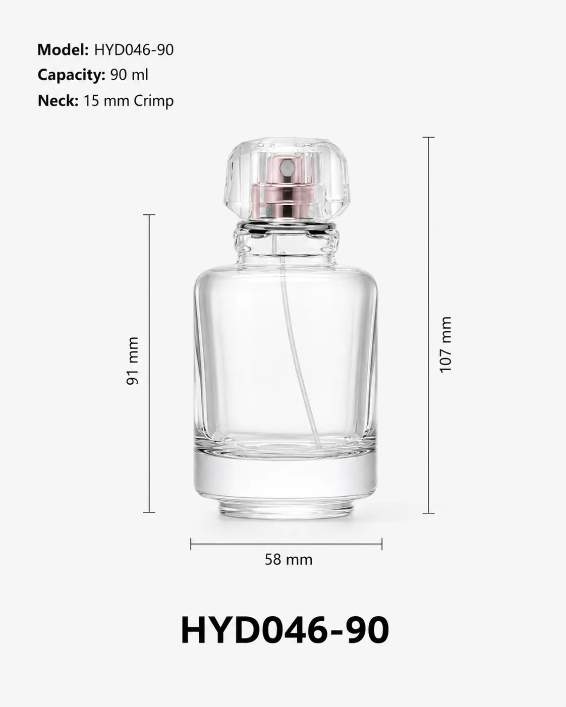 HYD046-90 perfume bottle