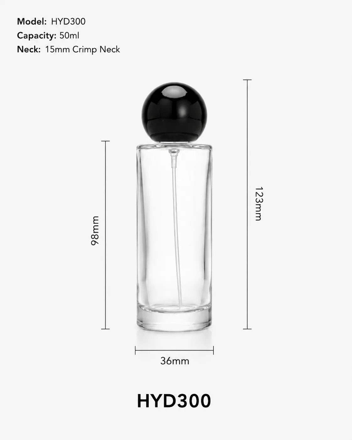 HYD300 perfume bottle