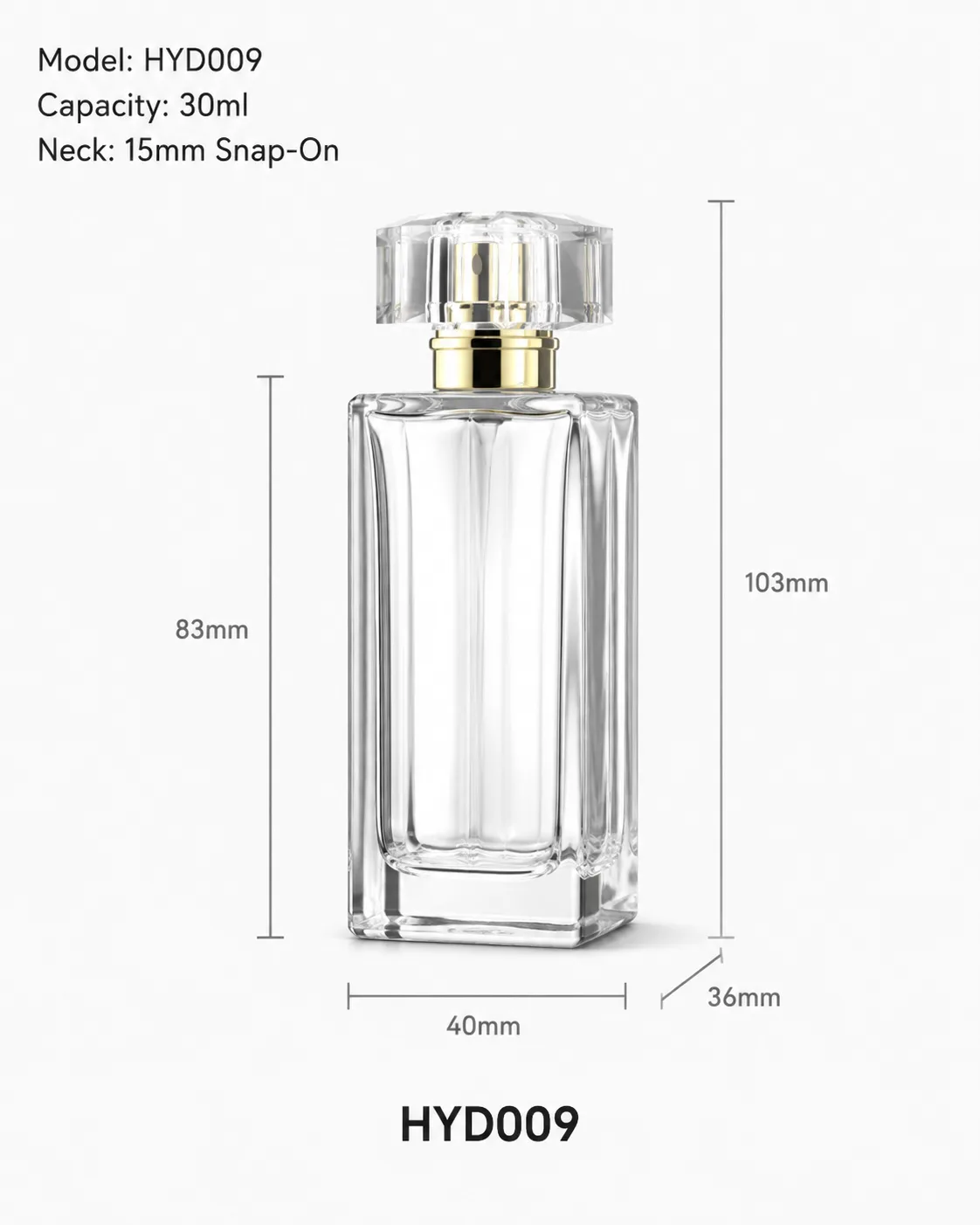 HYDOO9 perfume bottle