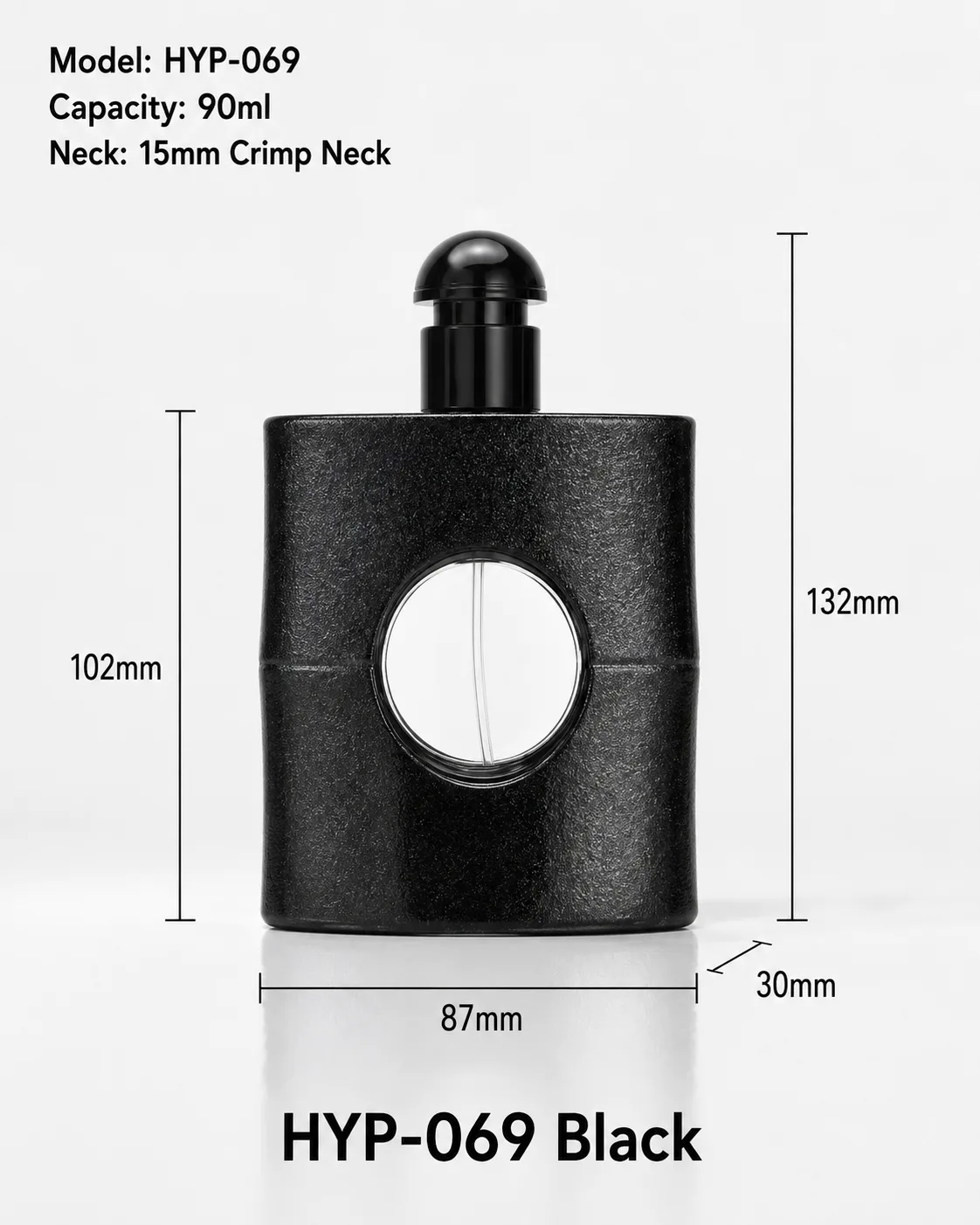 HYP-069 black perfume bottle