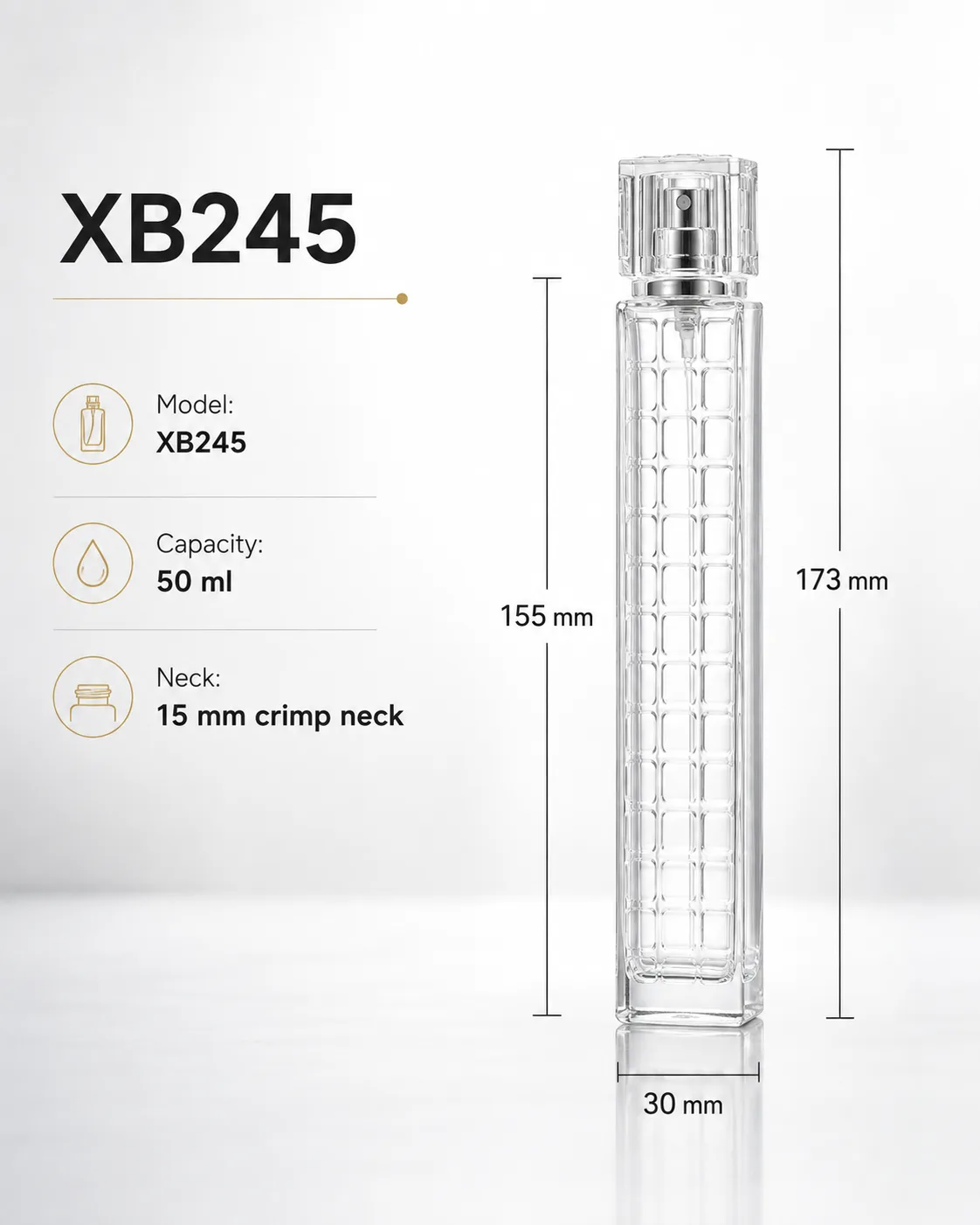 XB245 perfume bottle