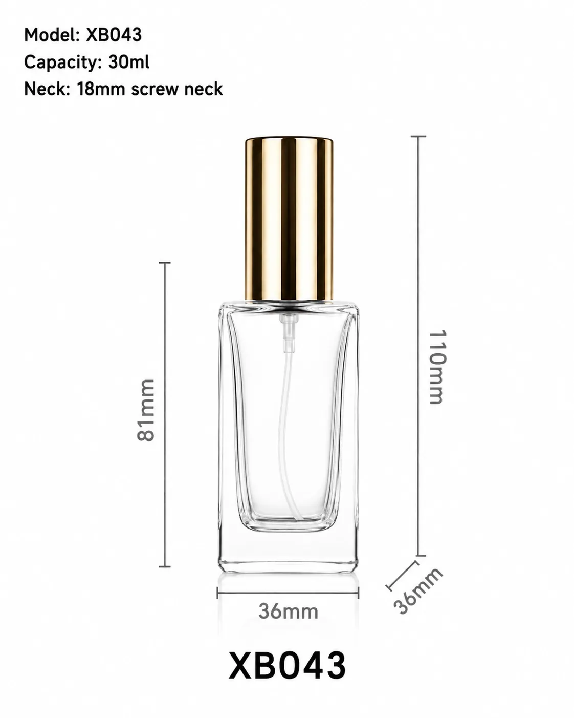 XB043 perfume bottle
