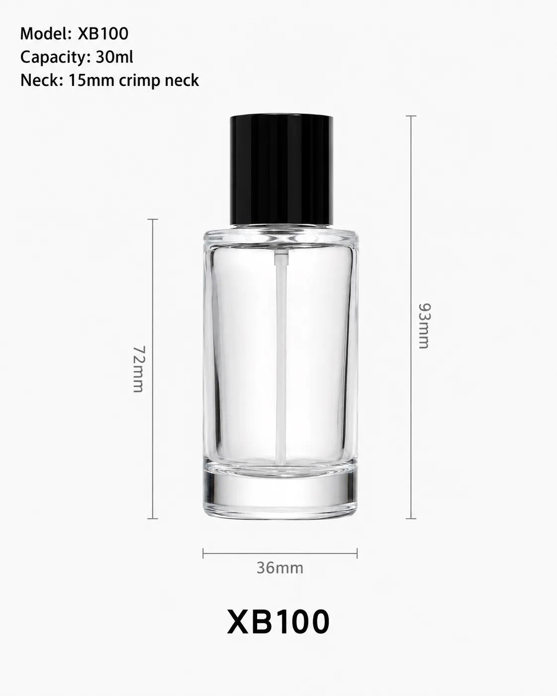 XB100 perfume bottle