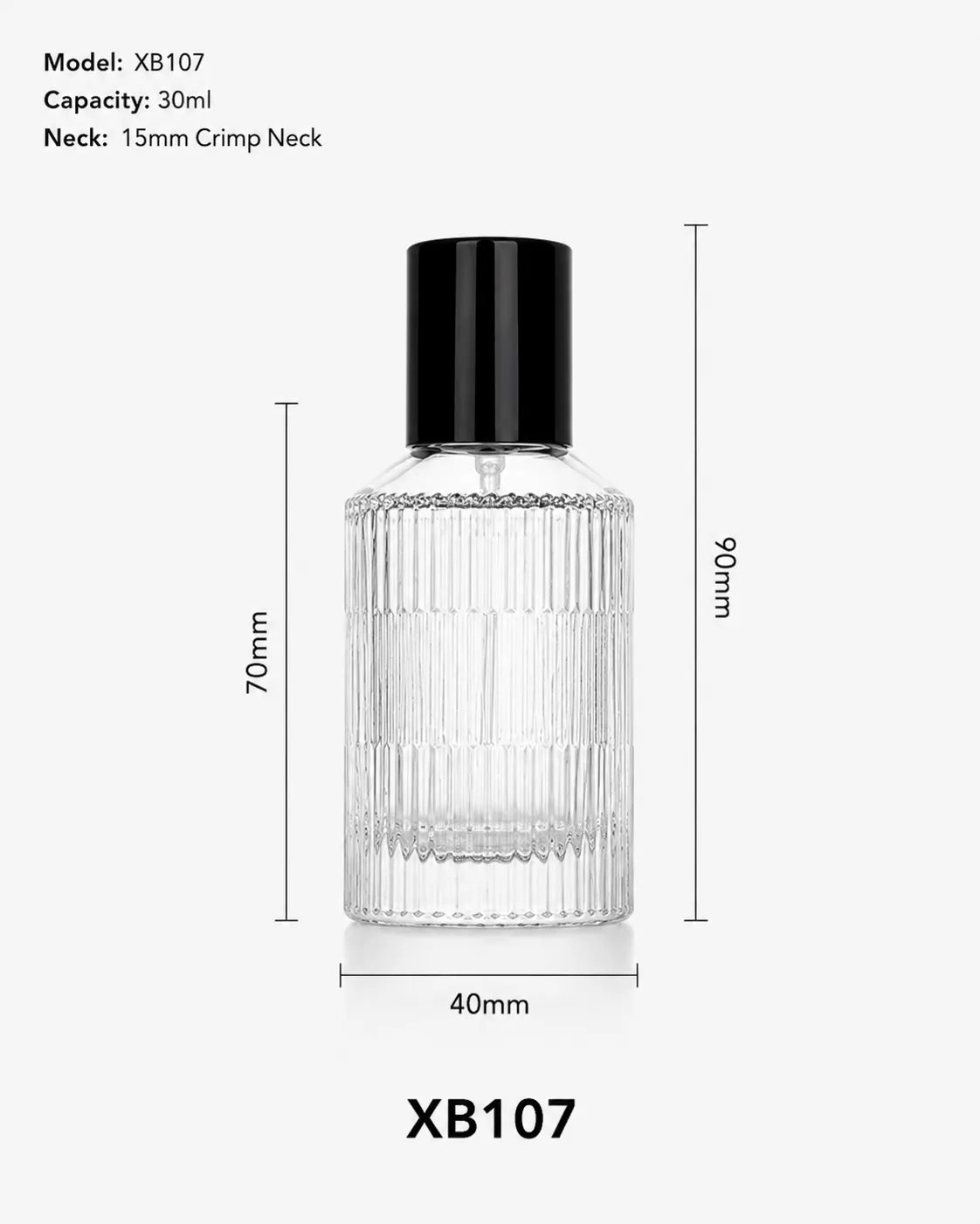 XB107 perfume bottle