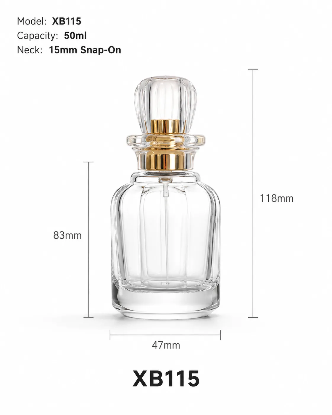 XB115 perfume bottle