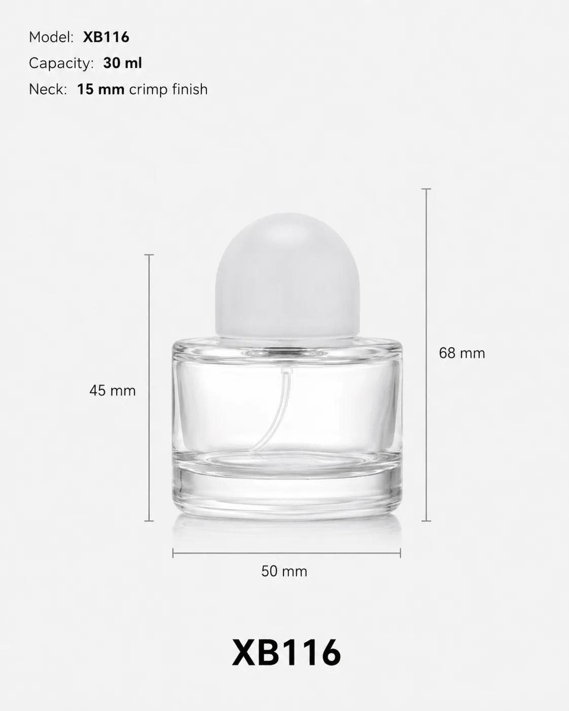 XB116 perfume bottle