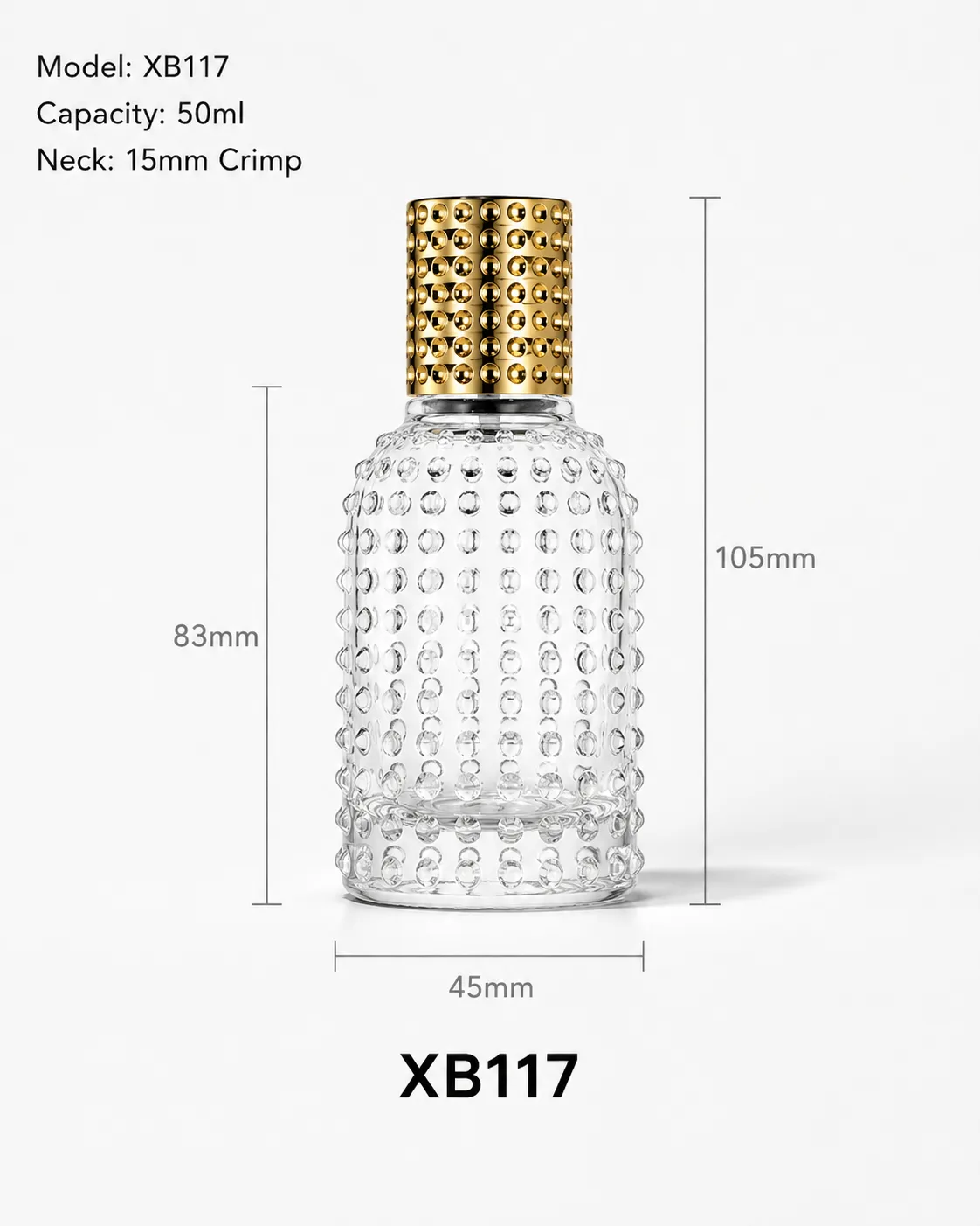 XB117 perfume bottle