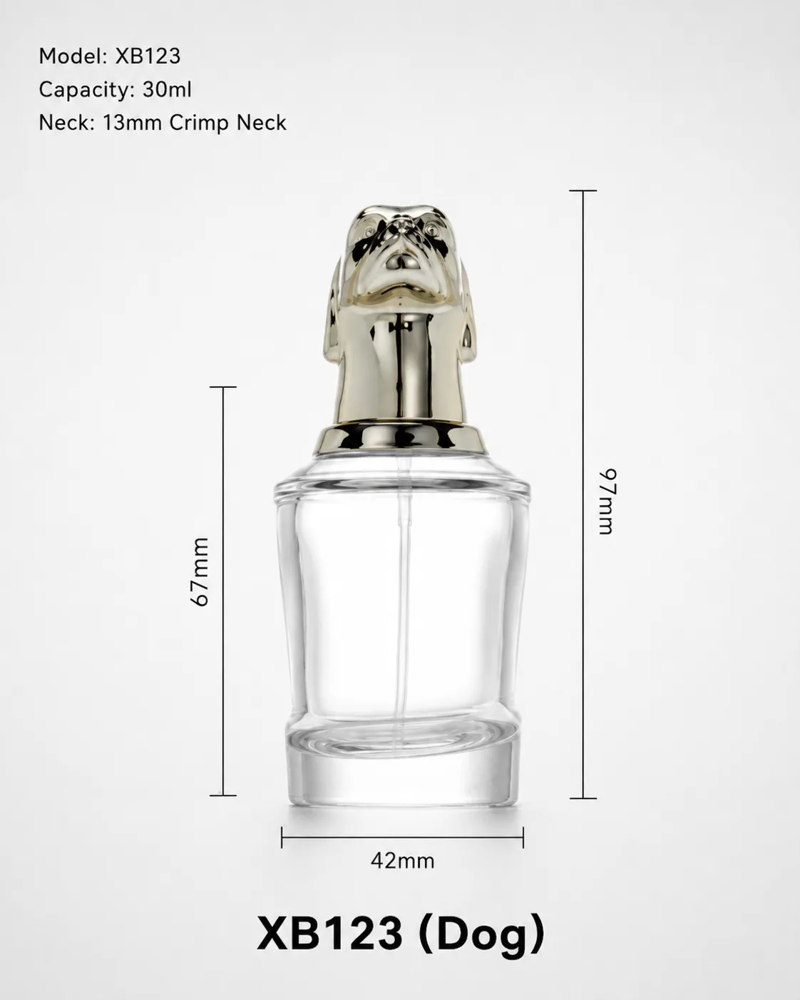 XB123 perfume bottle