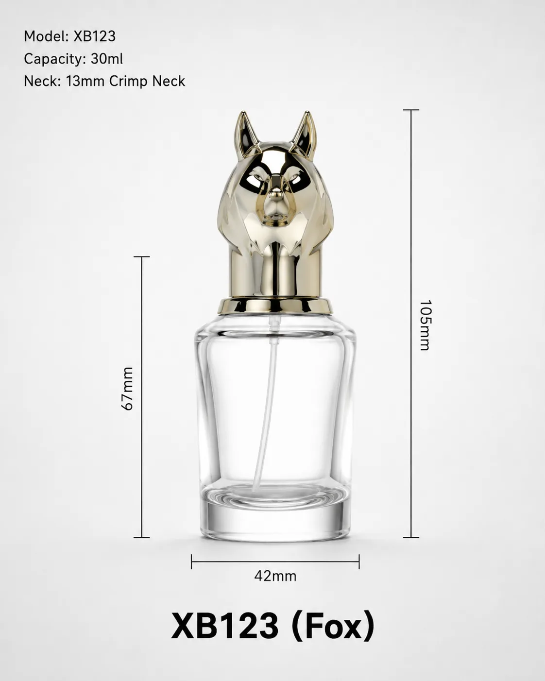 XB123 perfume bottle