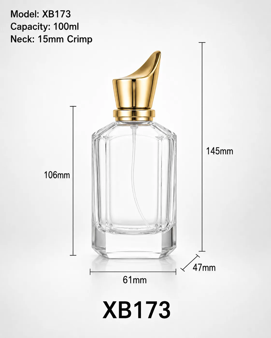 XB173 perfume bottle