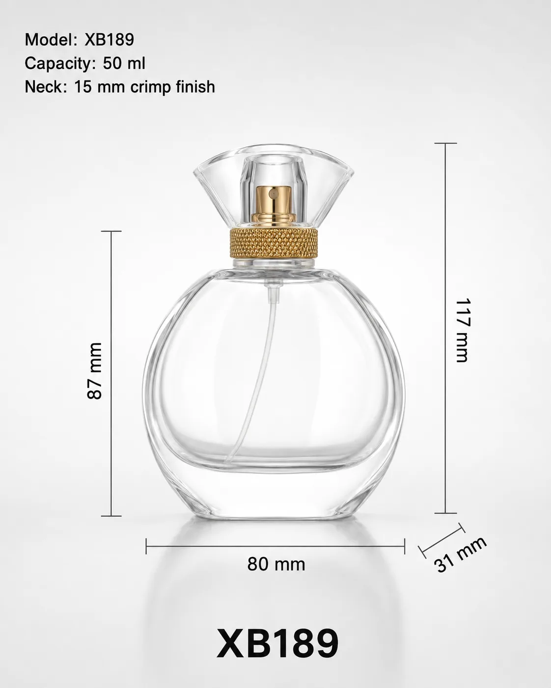 XB189 perfume bottle