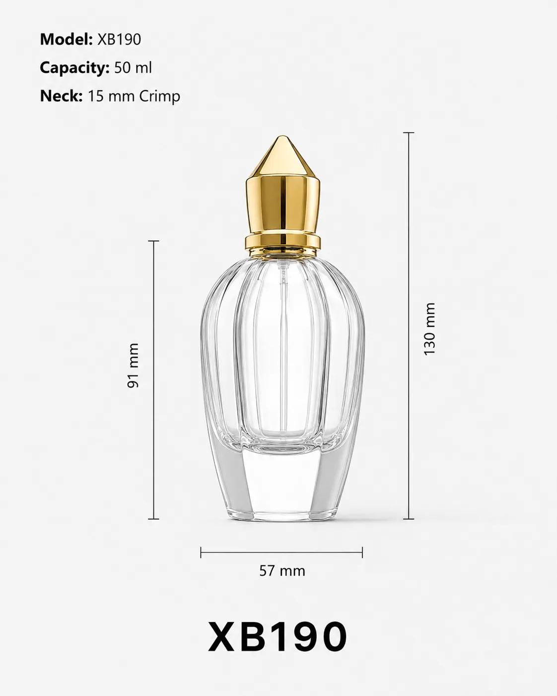 XB190 perfume bottle