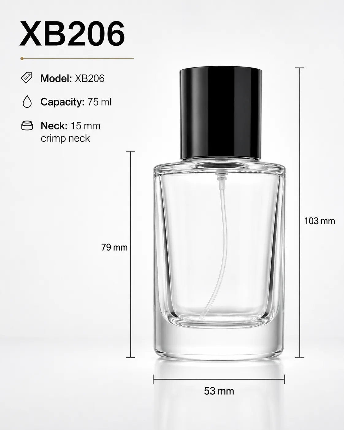 XB206 perfume bottle