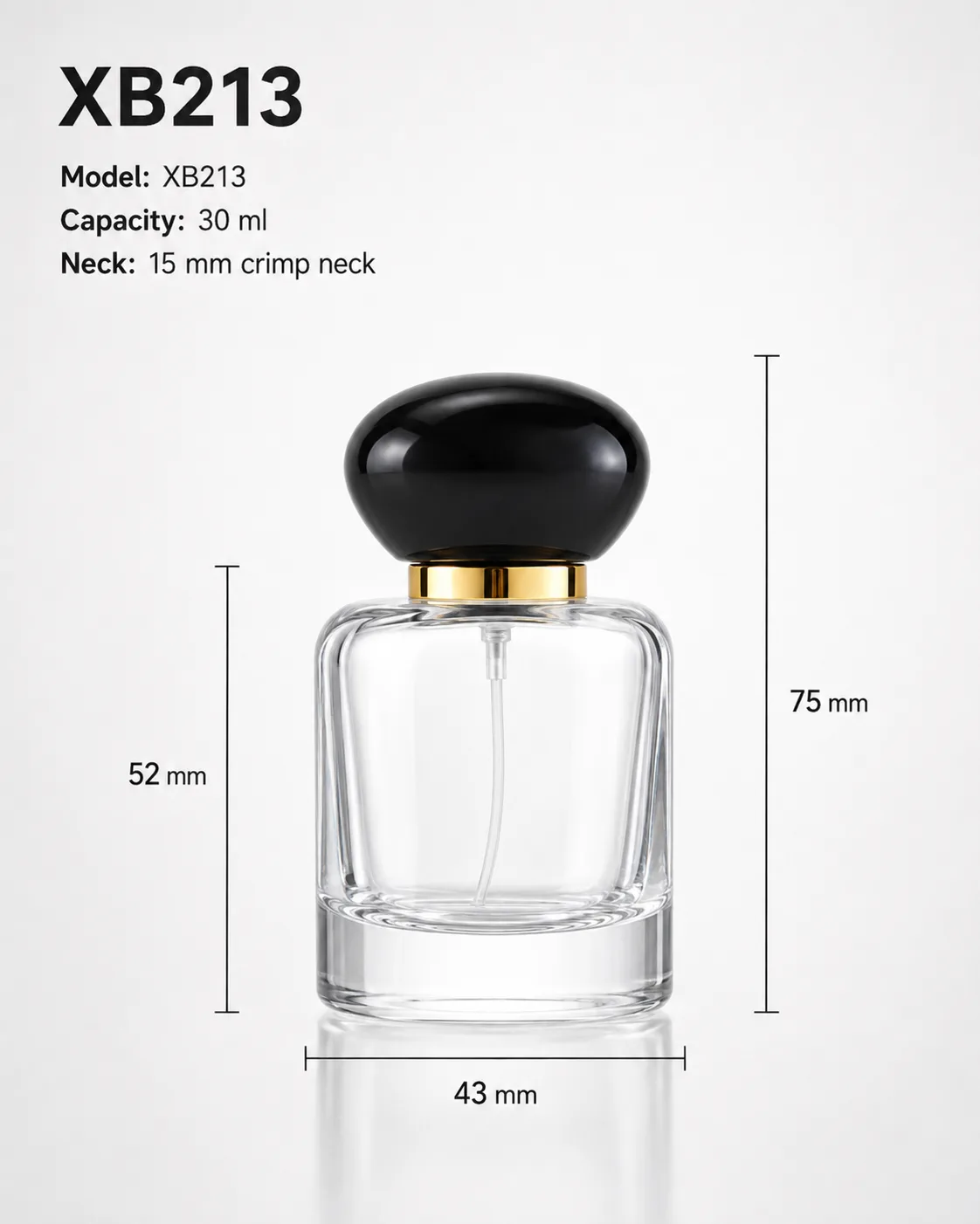 XB213 perfume bottle