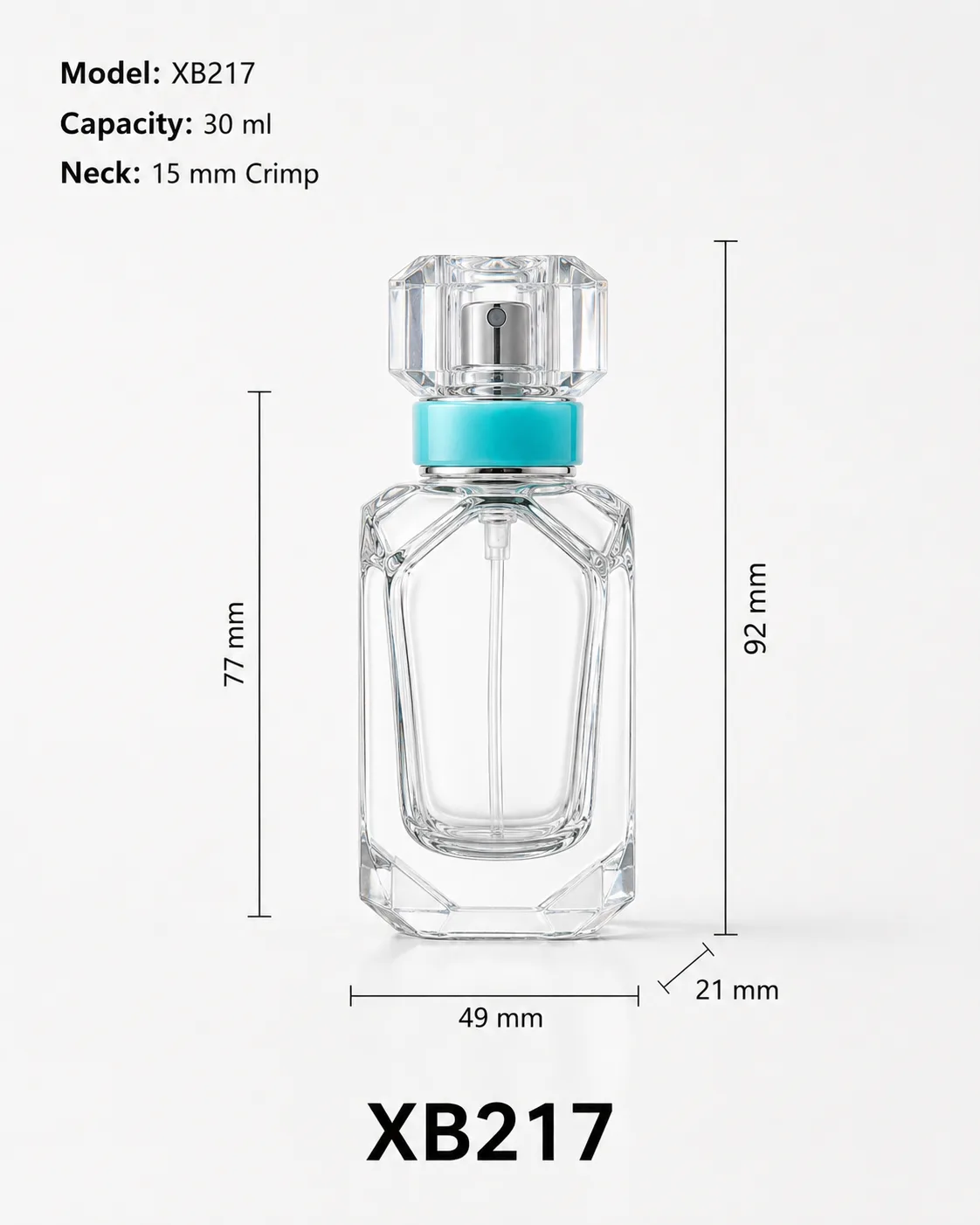 XB217 perfume bottle