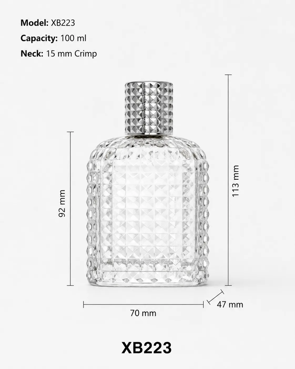 XB223 perfume bottle