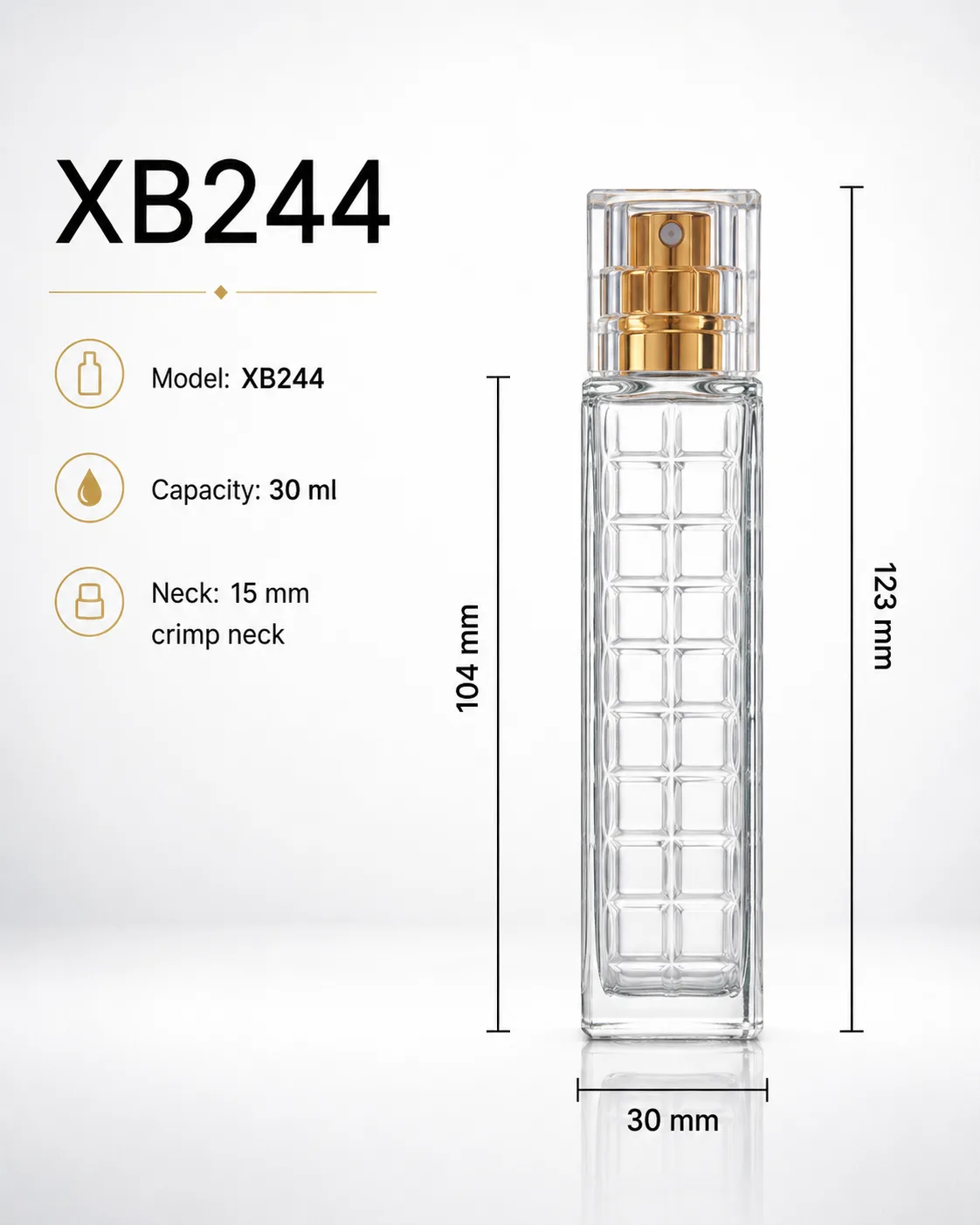 XB244 perfume bottle