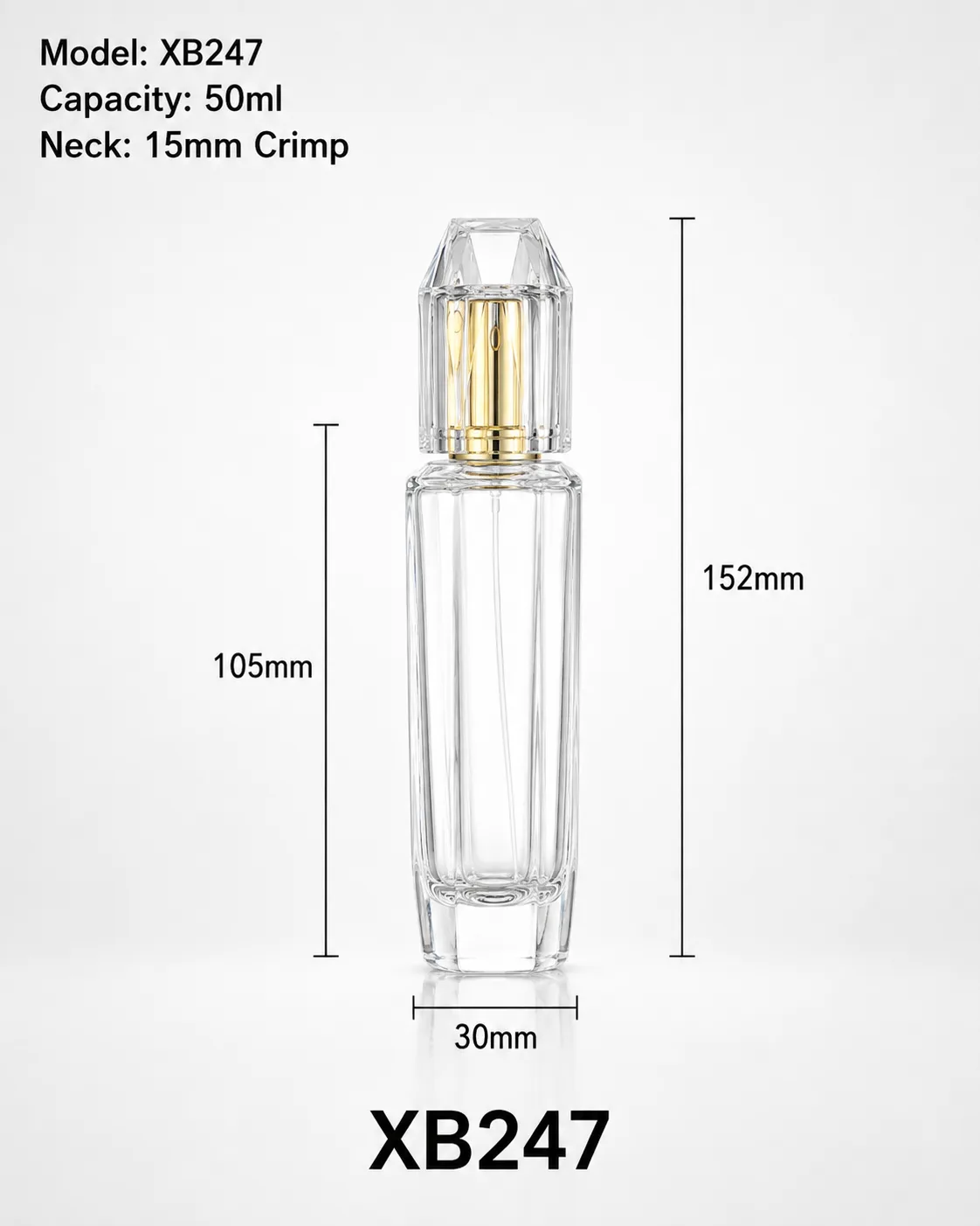 XB247 perfume bottle
