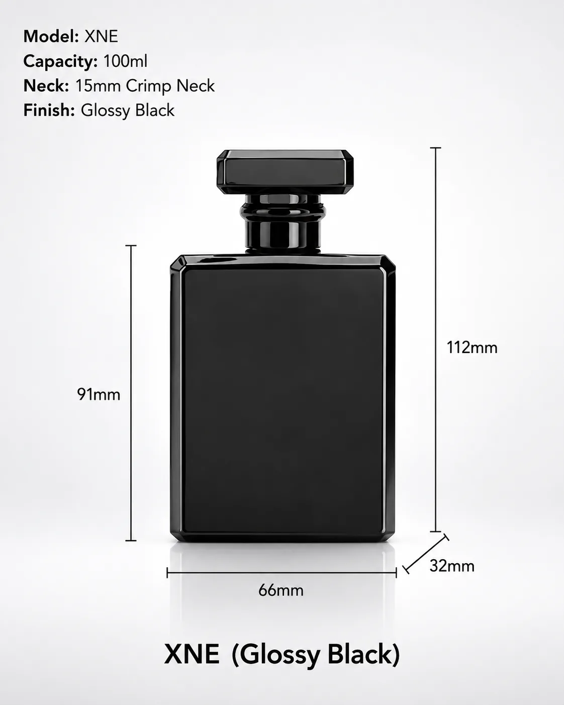 XNE perfume bottle