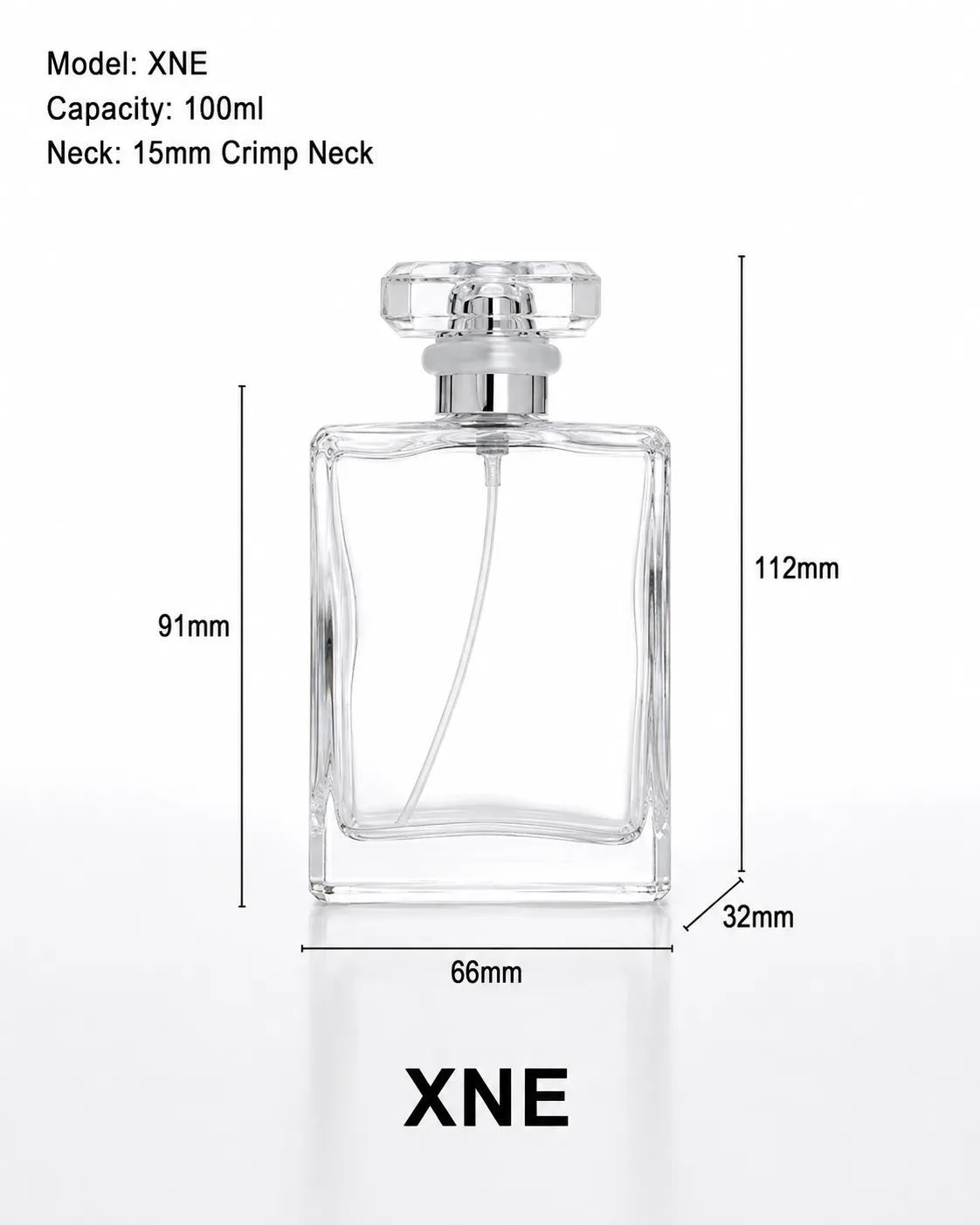 XNE perfume bottle