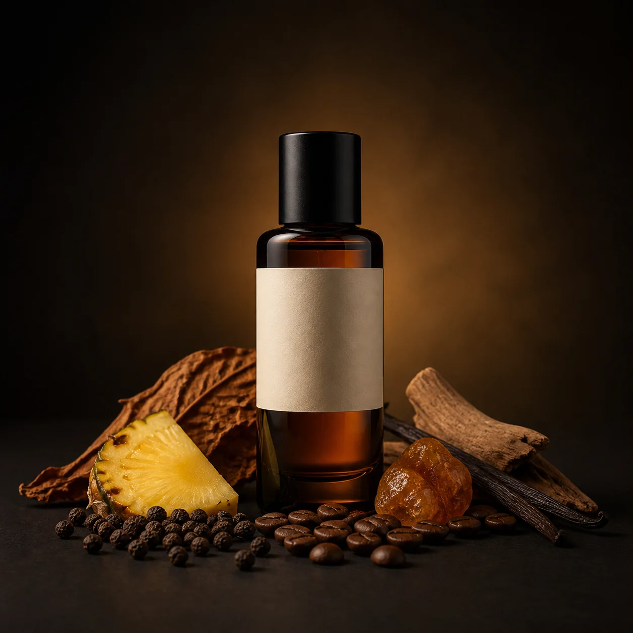 Black Amber fragrance direction