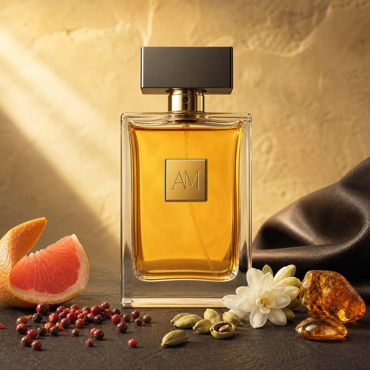 Solar Leather fragrance direction