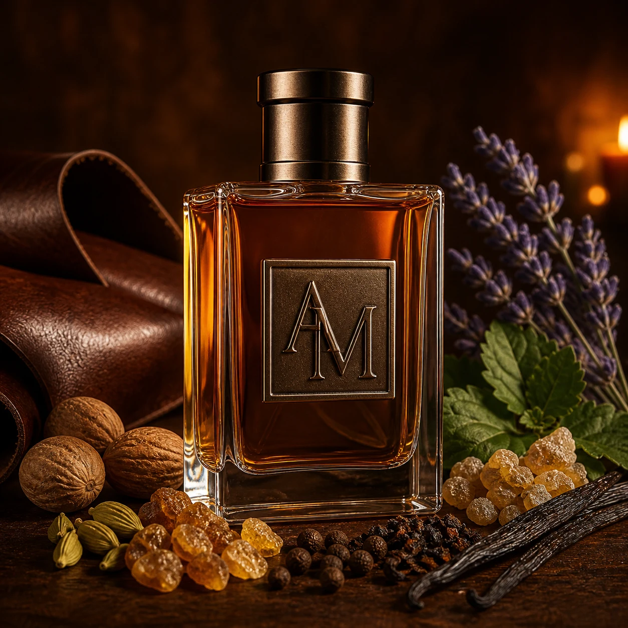 Ember Leather fragrance direction