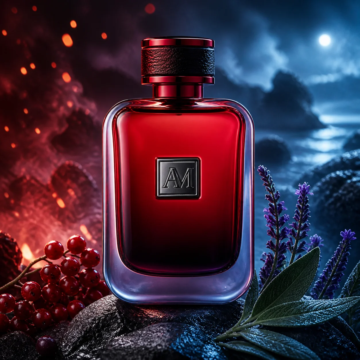 Crimson Ember fragrance direction