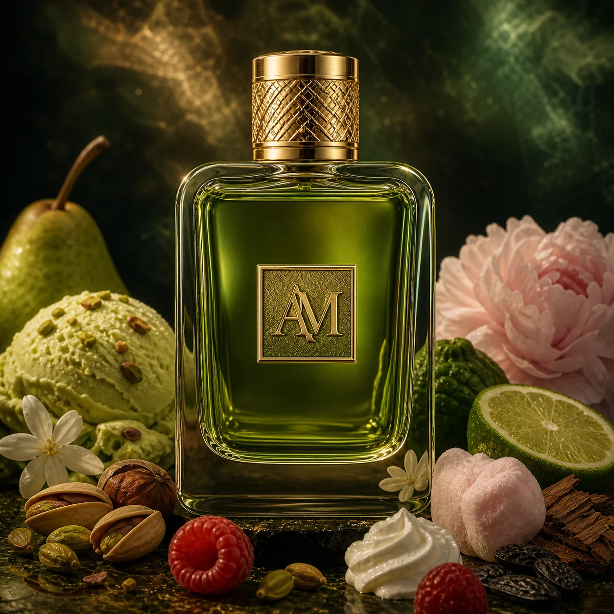 Pistachio Bloom fragrance direction