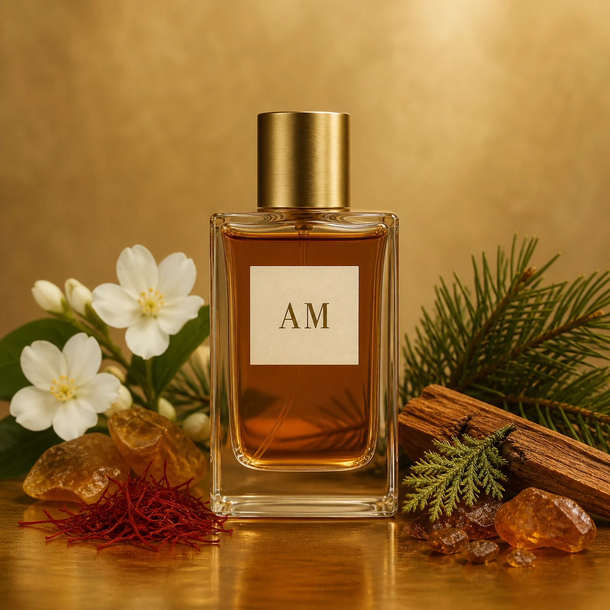 Saffron Ember fragrance direction