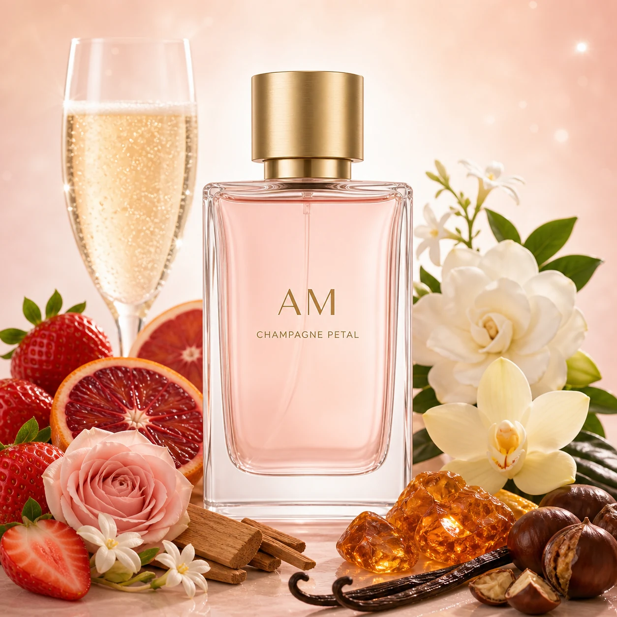 Champagne Petal fragrance direction