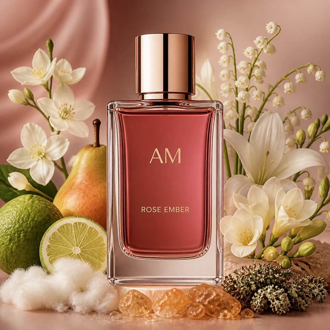 Rose Ember fragrance direction
