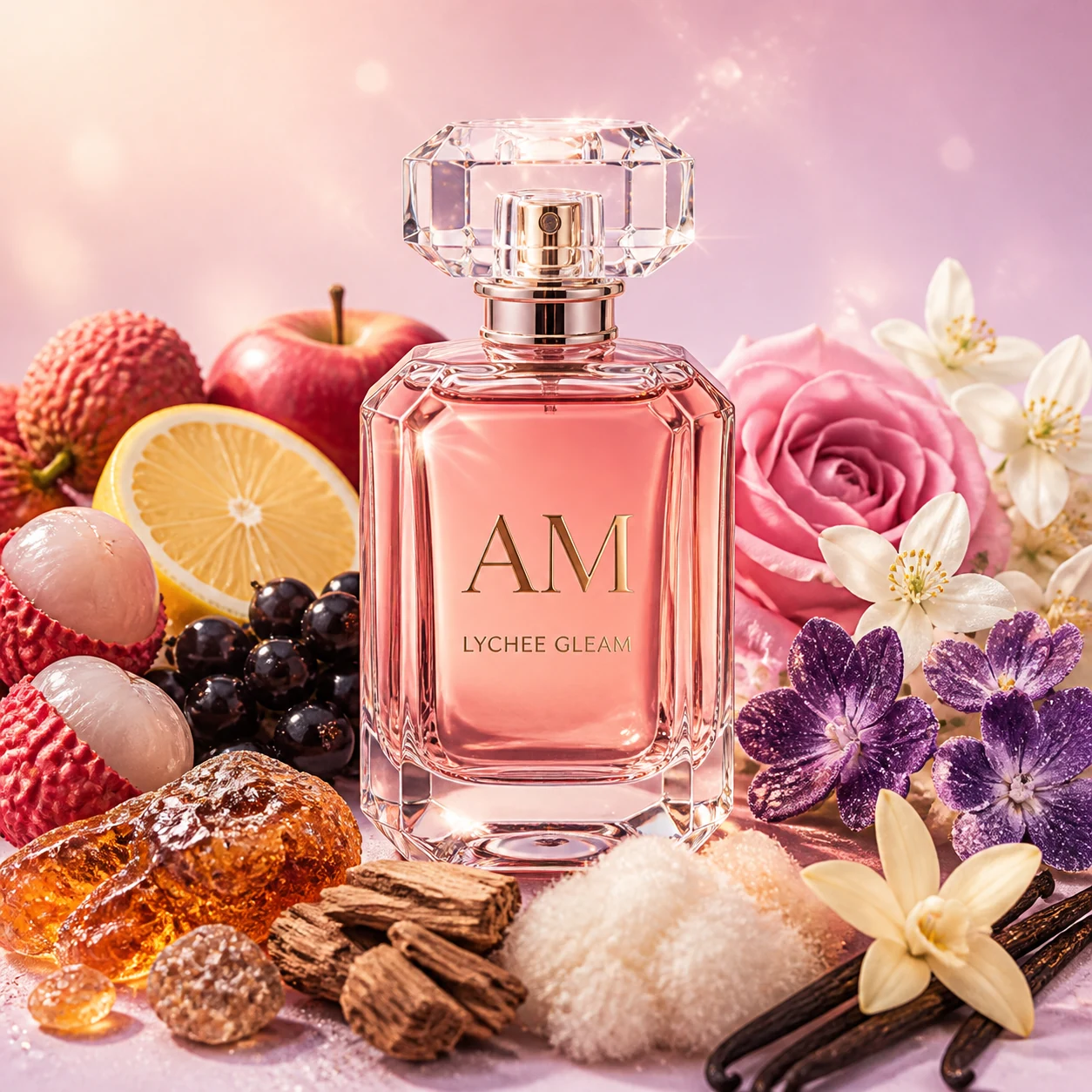 Lychee Gleam fragrance direction
